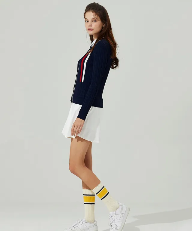 [Warehouse Sale] Haley Golf Wear Women's A-Line Pleated Skirt White