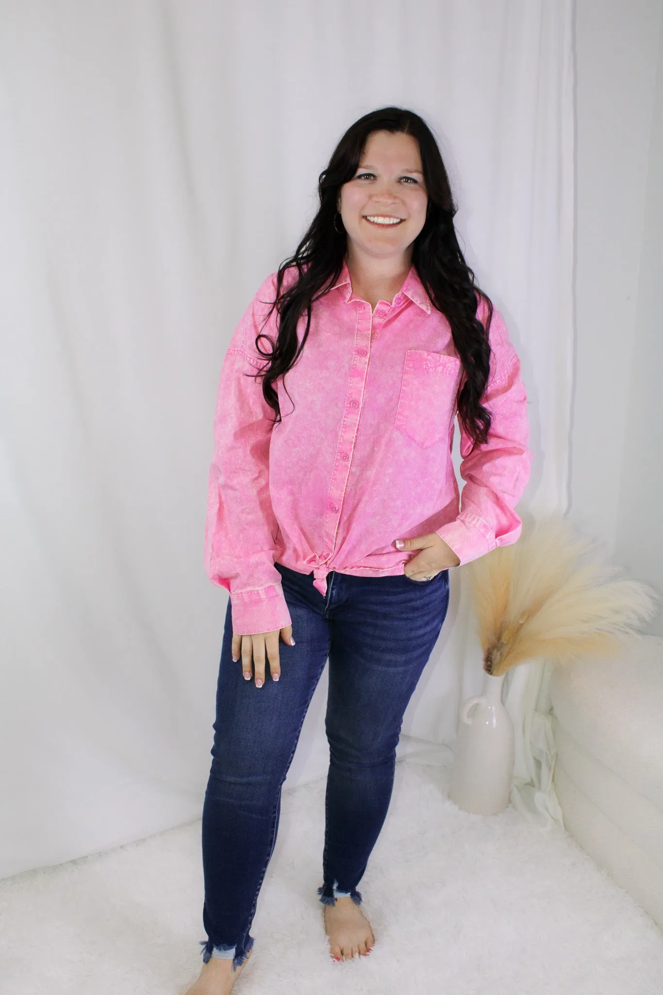 Washed Poplin Woven Shirt