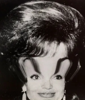 WEEGEE "JACKIE KENNEDY DISTORTION", c. 1960