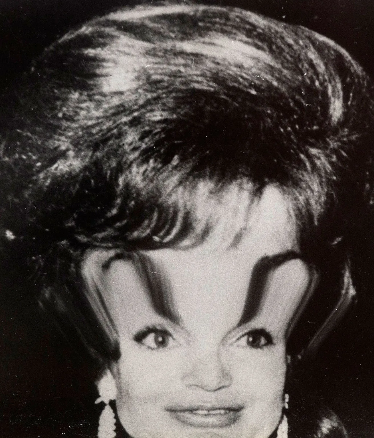 WEEGEE "JACKIE KENNEDY DISTORTION", c. 1960
