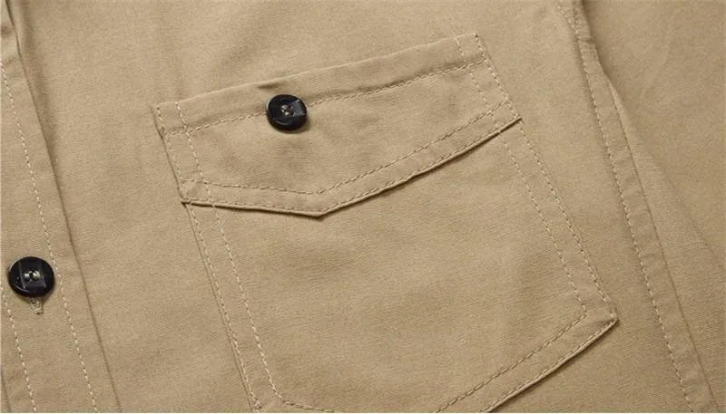 West Louis™ Full Sleeve Epaulet Shirt