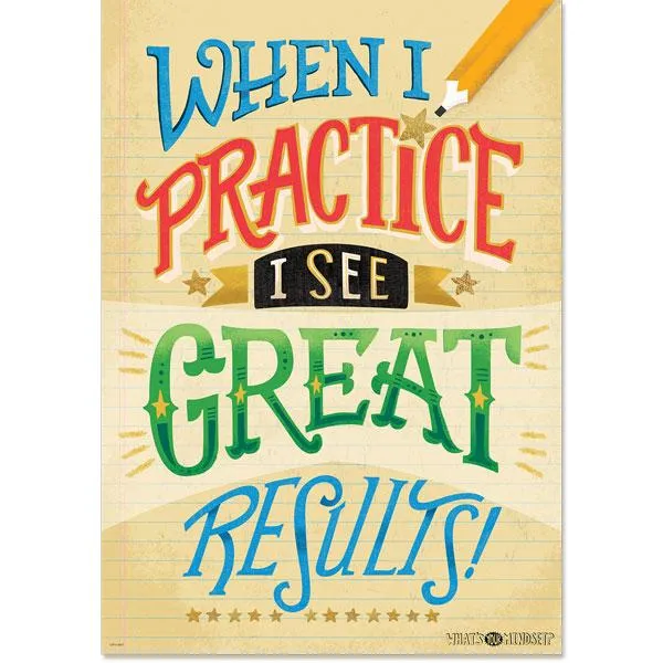 When I practice… Inspire U Poster