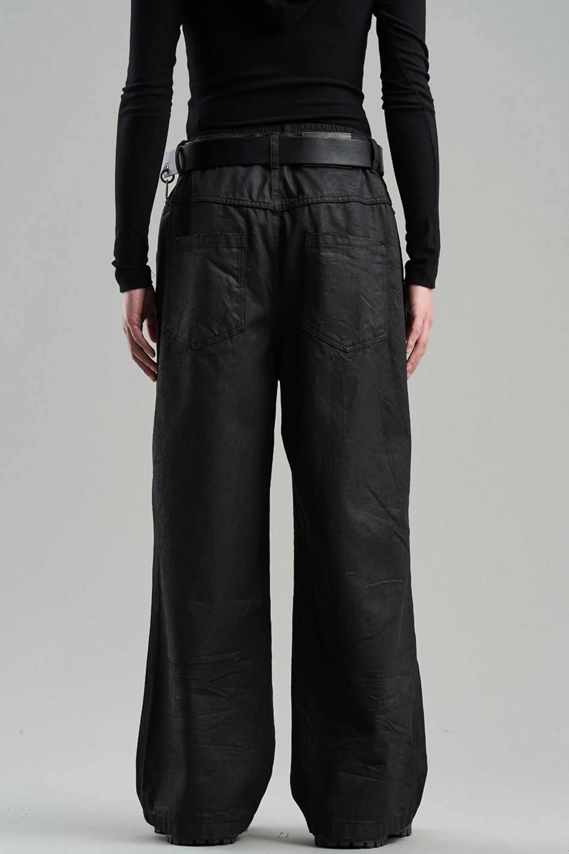 Whisker Pleated Pants