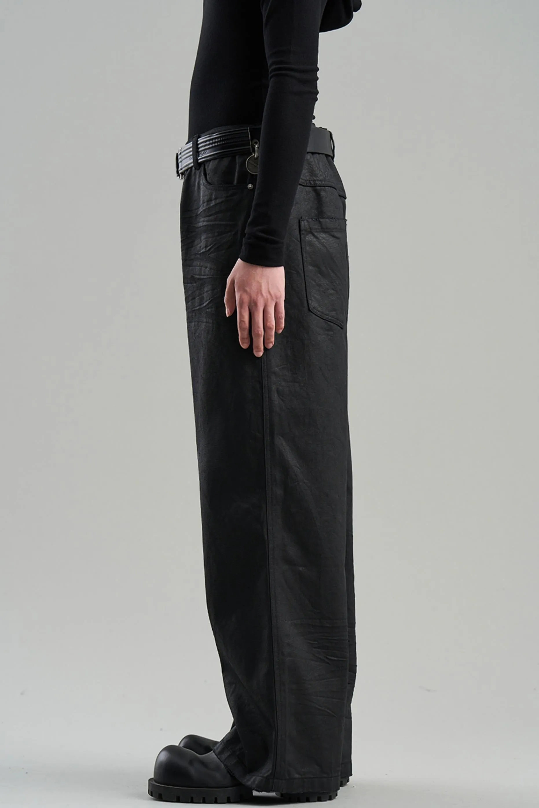 Whisker Pleated Pants