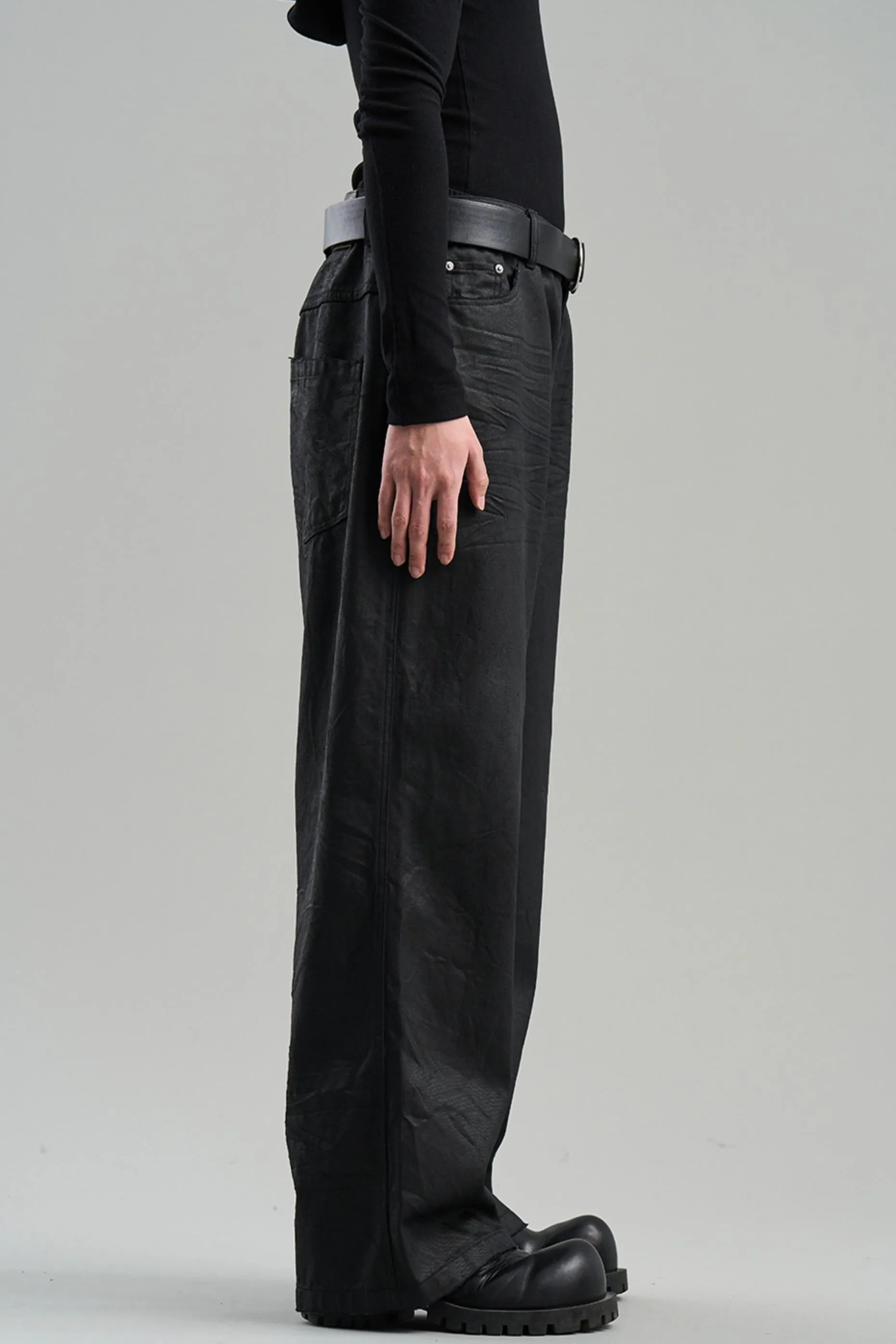Whisker Pleated Pants