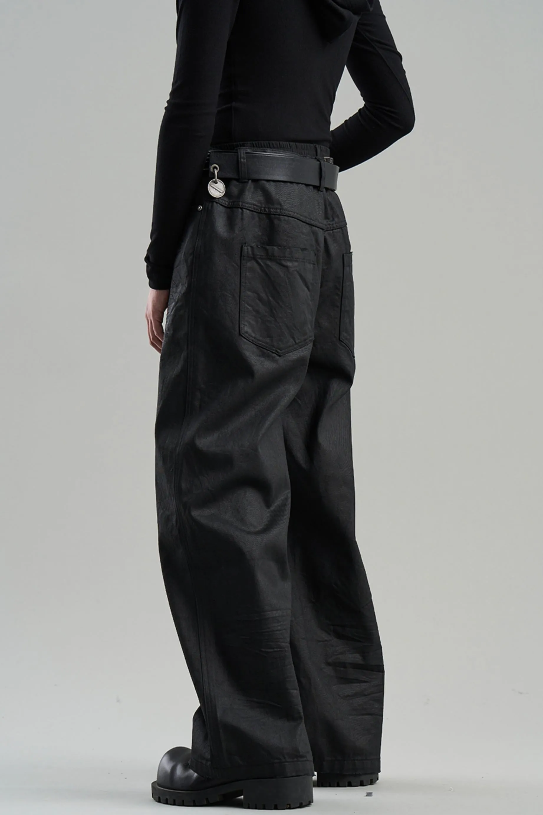Whisker Pleated Pants