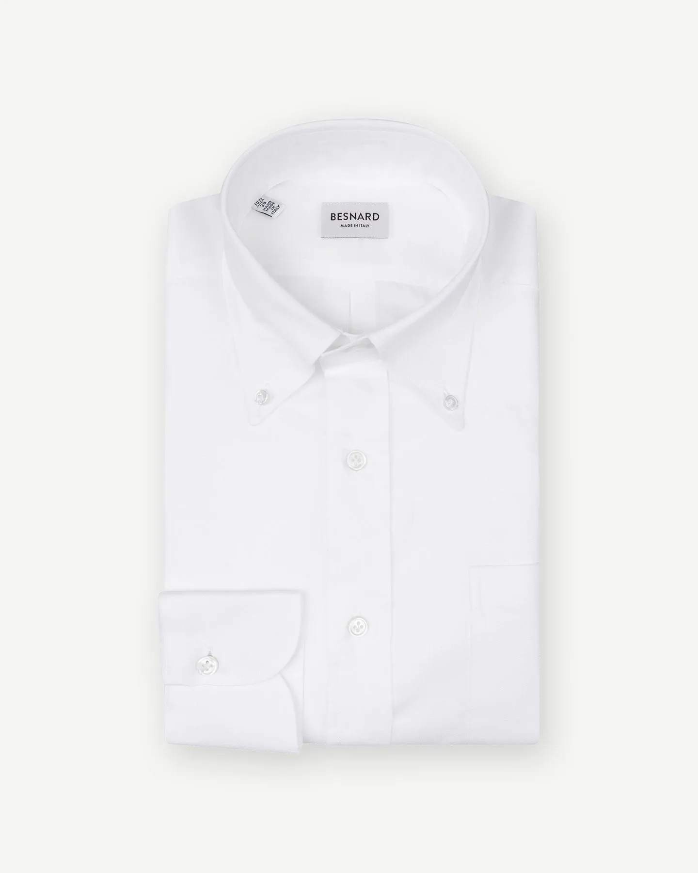 White Cotton Linen Button Down Shirt