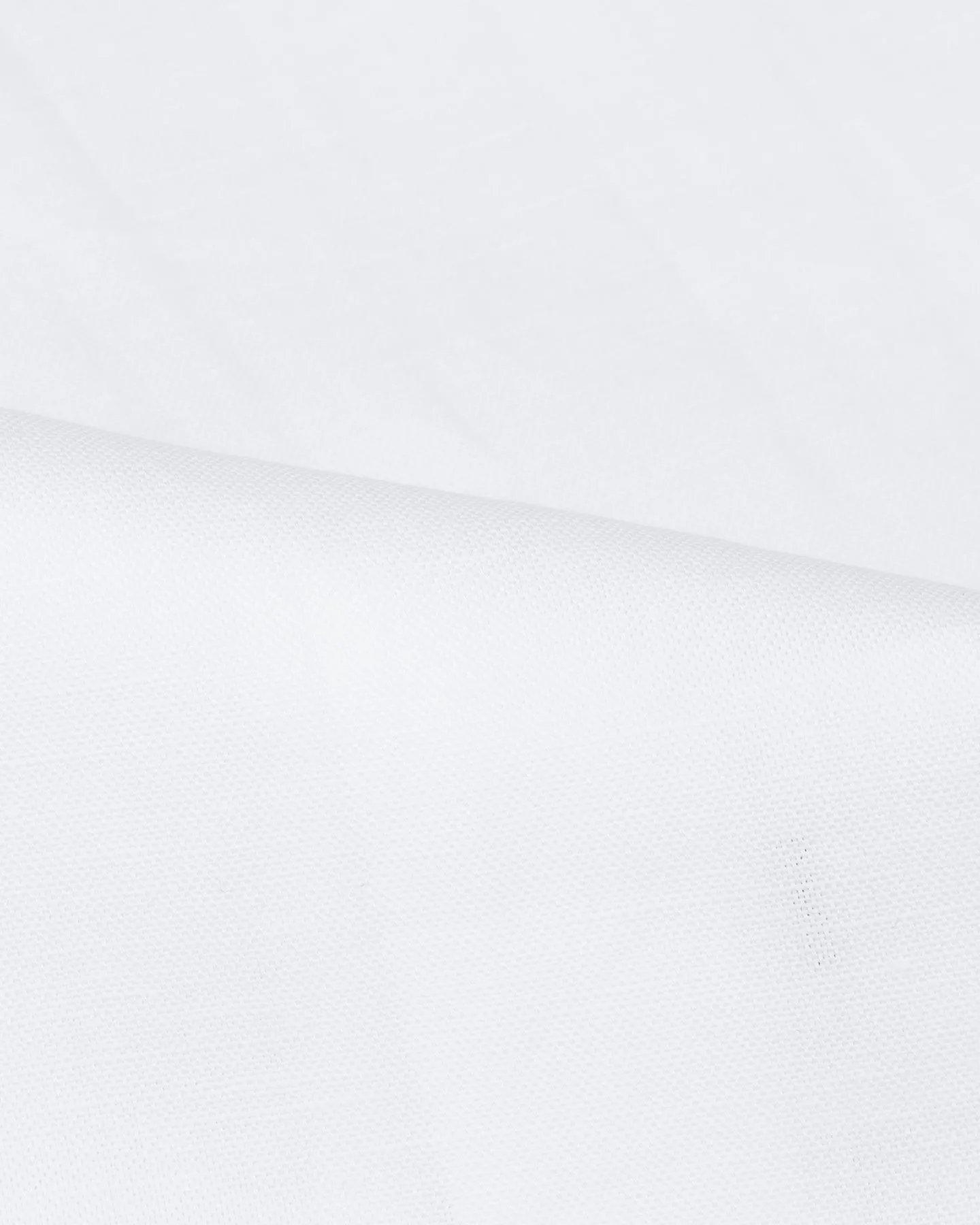 White Cotton Linen Button Down Shirt