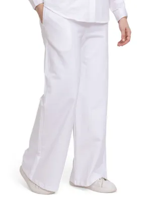 White Wide Leg