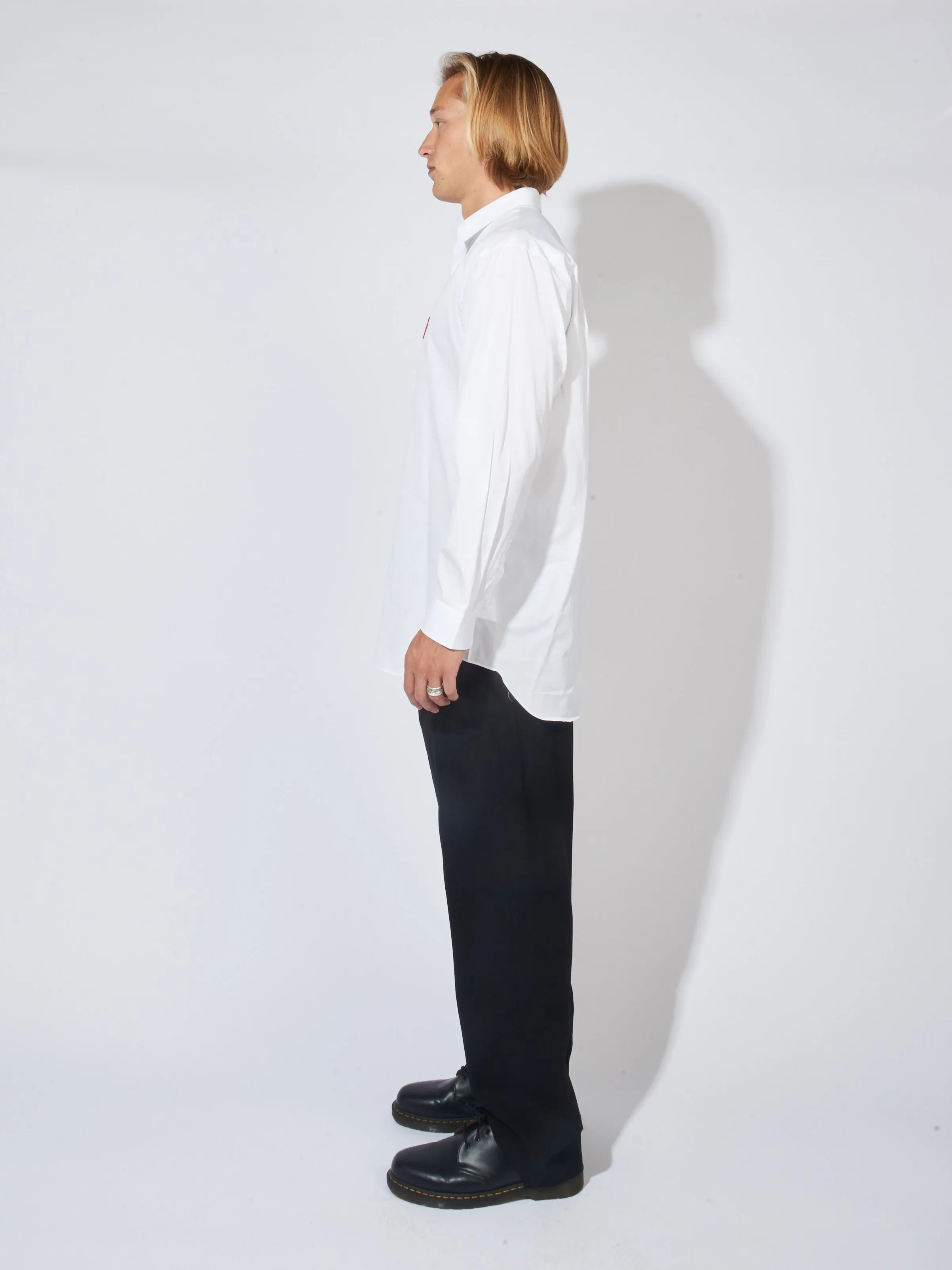 White/Red Heart Play Shirt