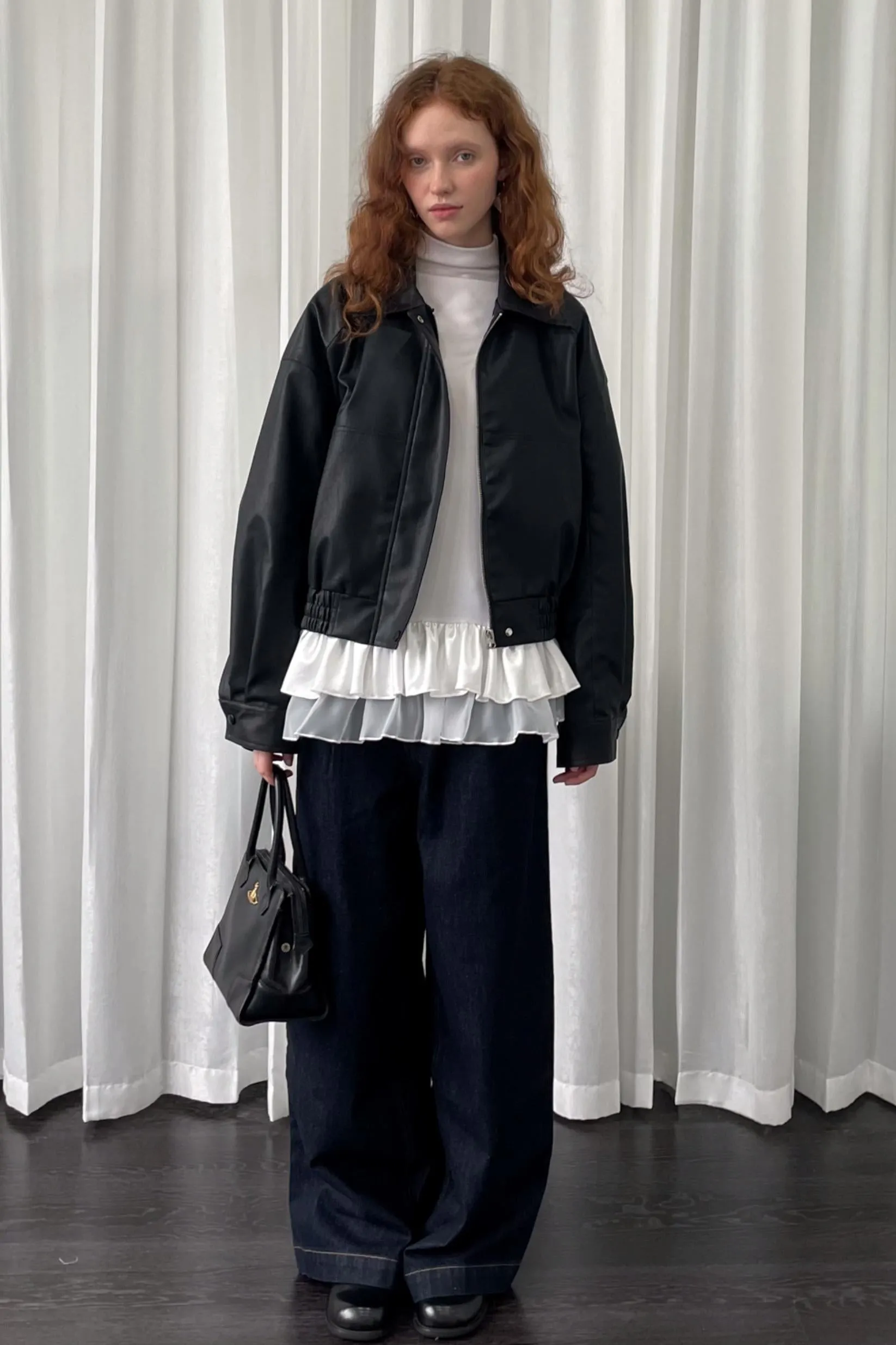 Wide-Leg Commuter Jeans