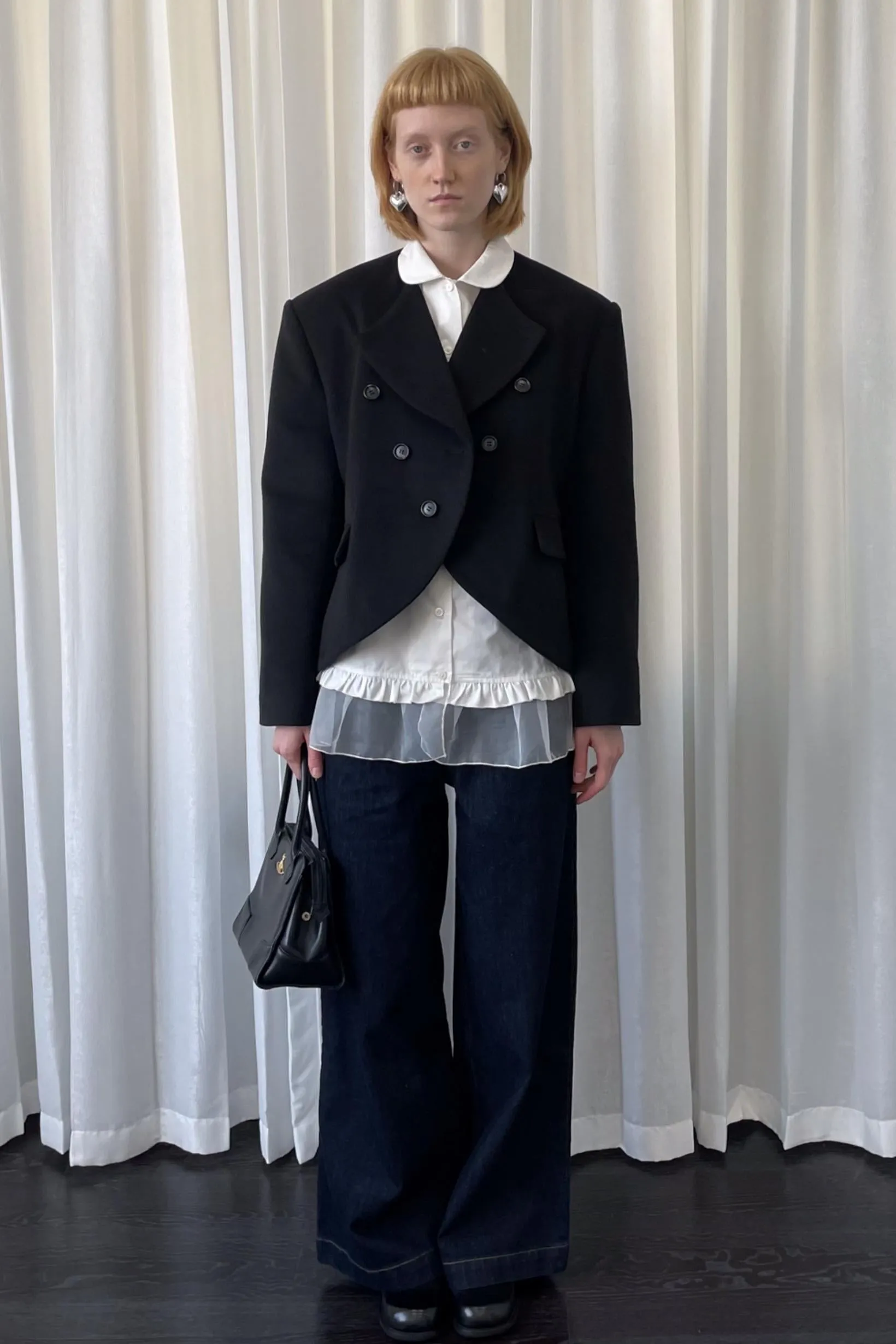 Wide-Leg Commuter Jeans