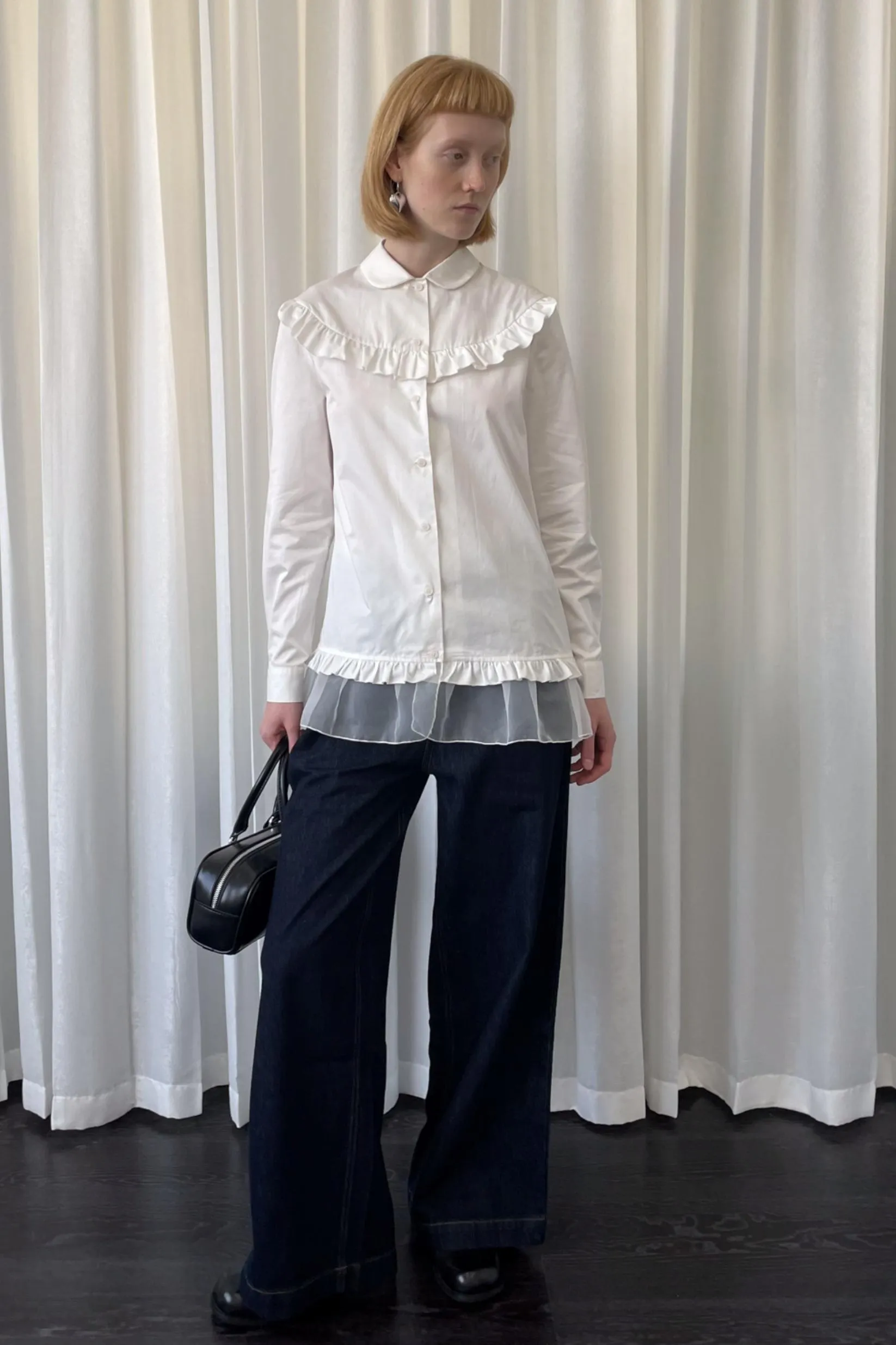 Wide-Leg Commuter Jeans