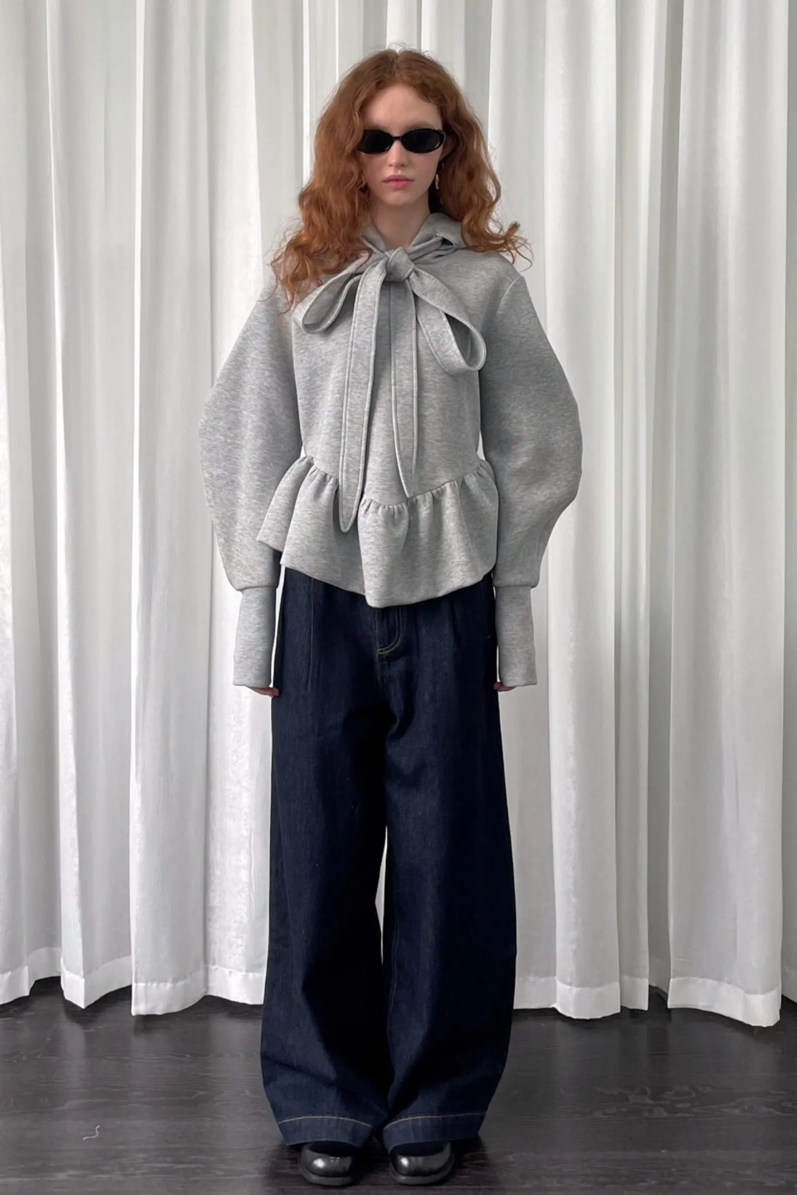 Wide-Leg Commuter Jeans