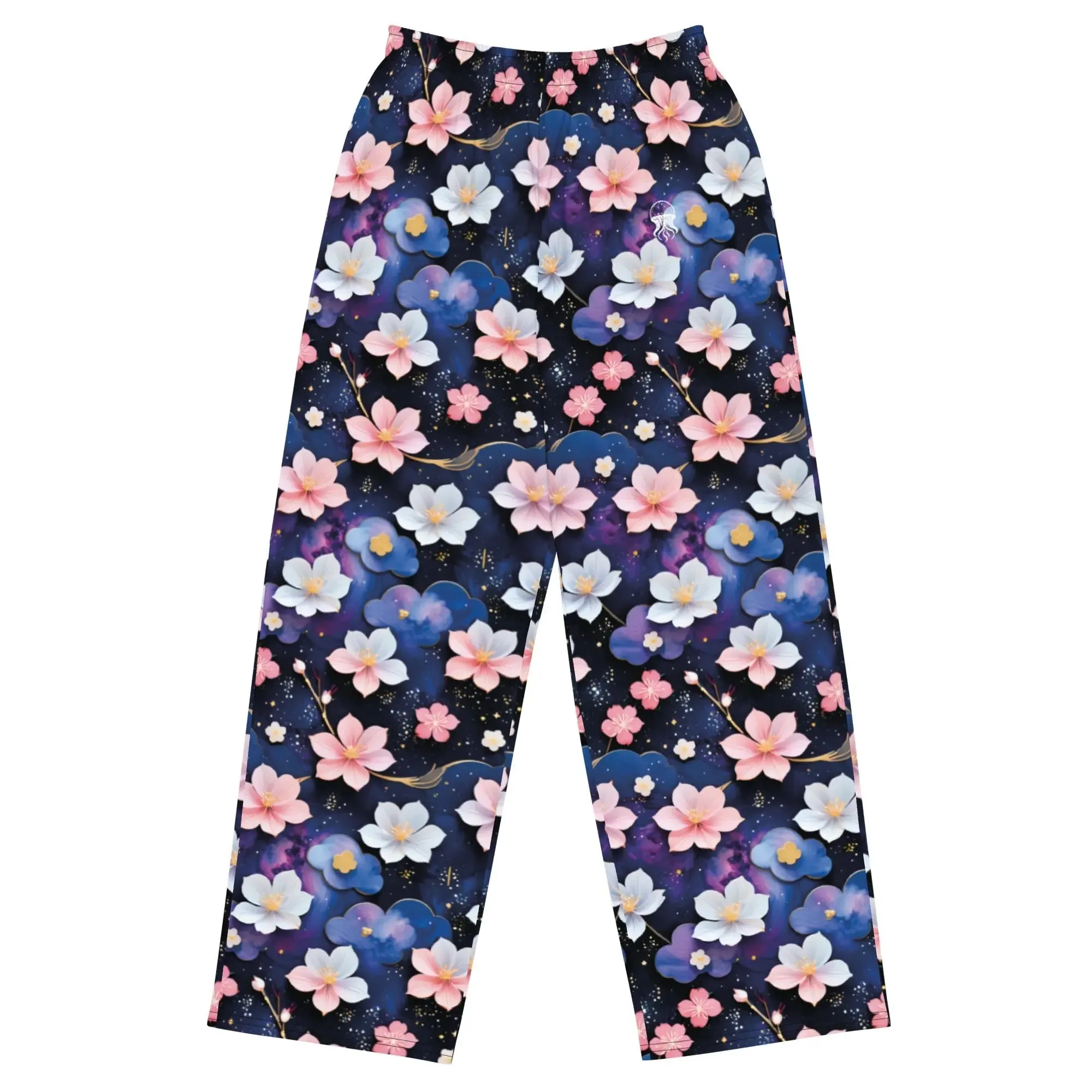 Wide-leg pants - Midnight Sakura