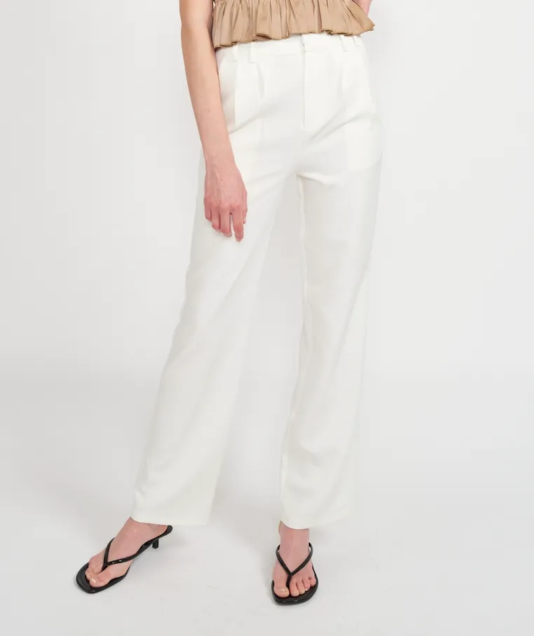 Wide Leg Pleated Pants