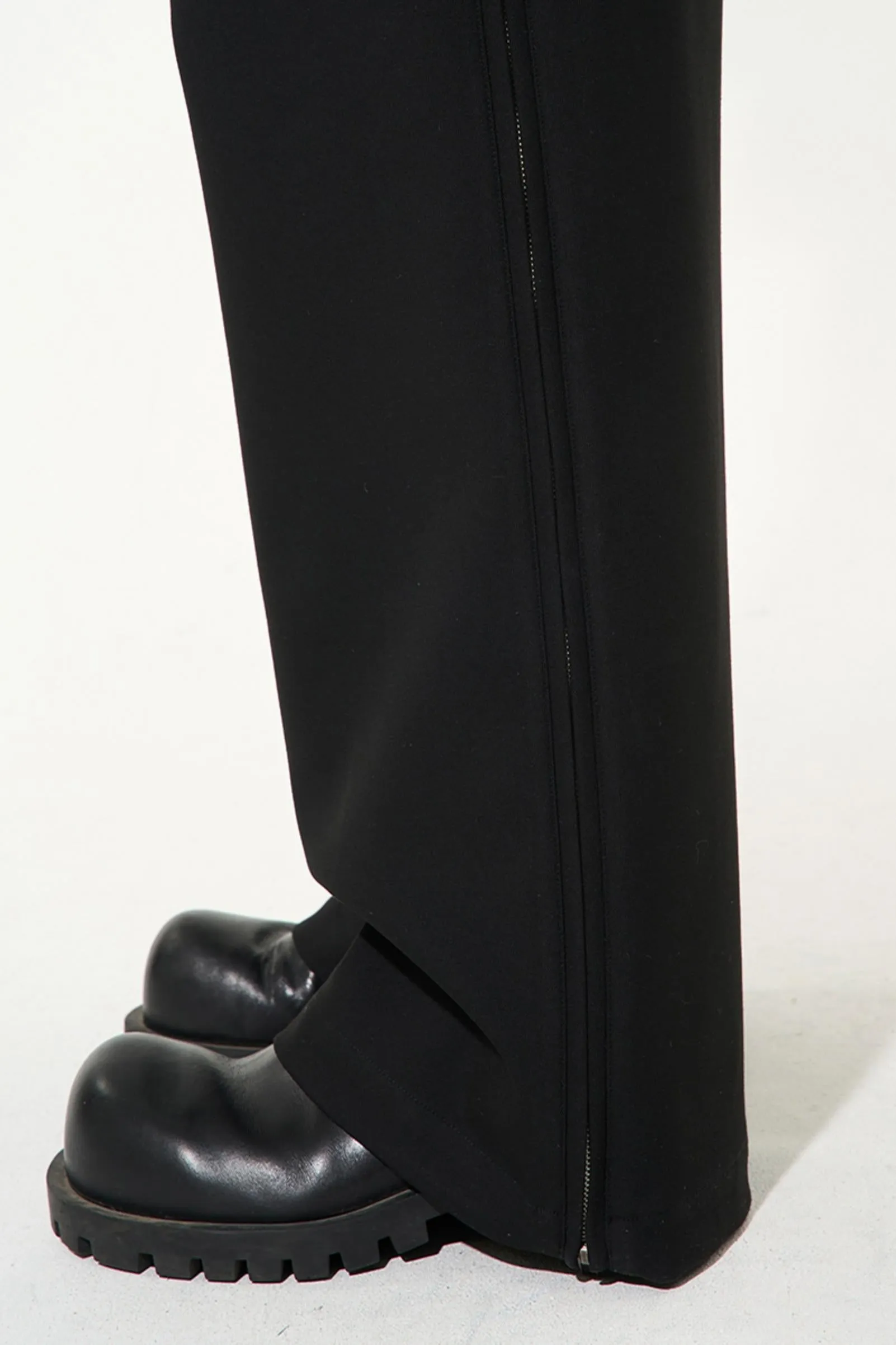 Wide-Leg Suit Pants