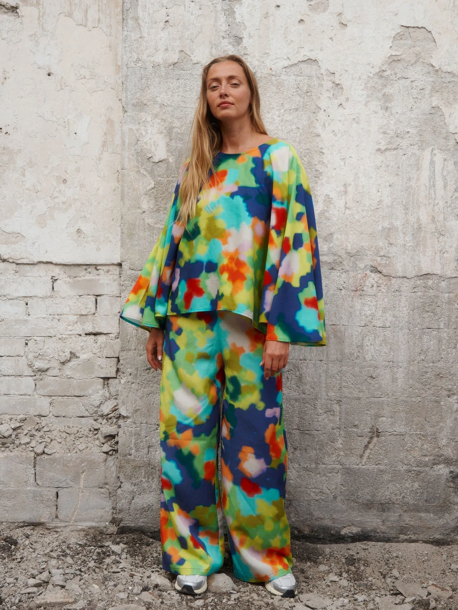 Wide Leg Tencel Pants Flowerfield
