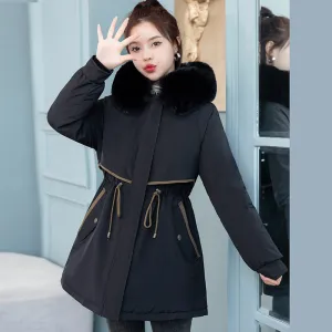 Windproof 3-in-1 Hip-length Pea Coat with Stain-resistant Fabric