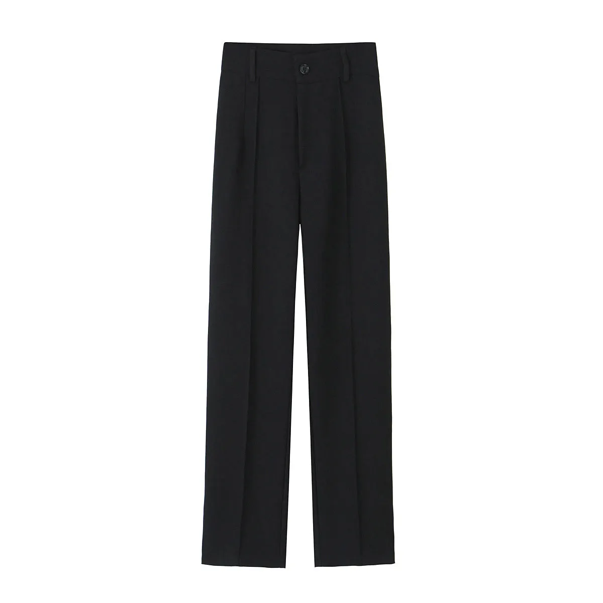 Women Clothing Spring Buttons Pleated Casual Pants Women Spring Women.