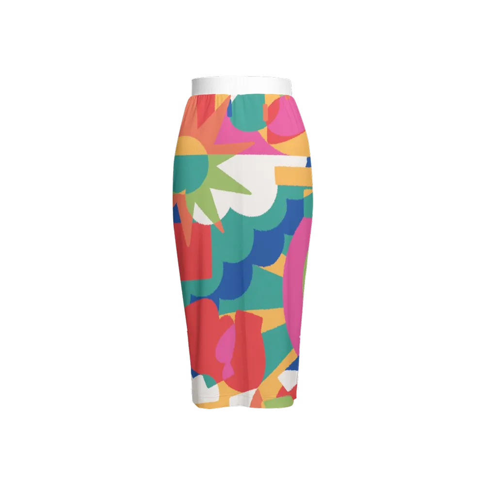 Women’s Back Split Pencil Skirt