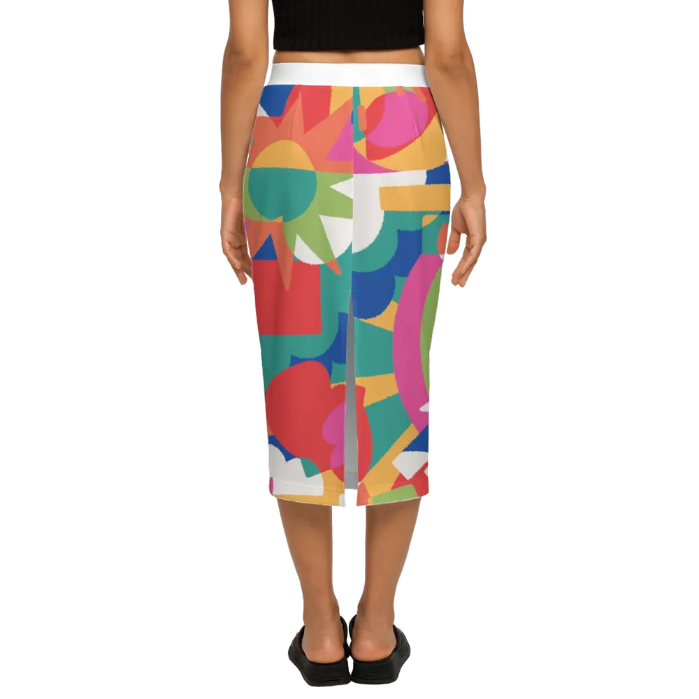 Women’s Back Split Pencil Skirt