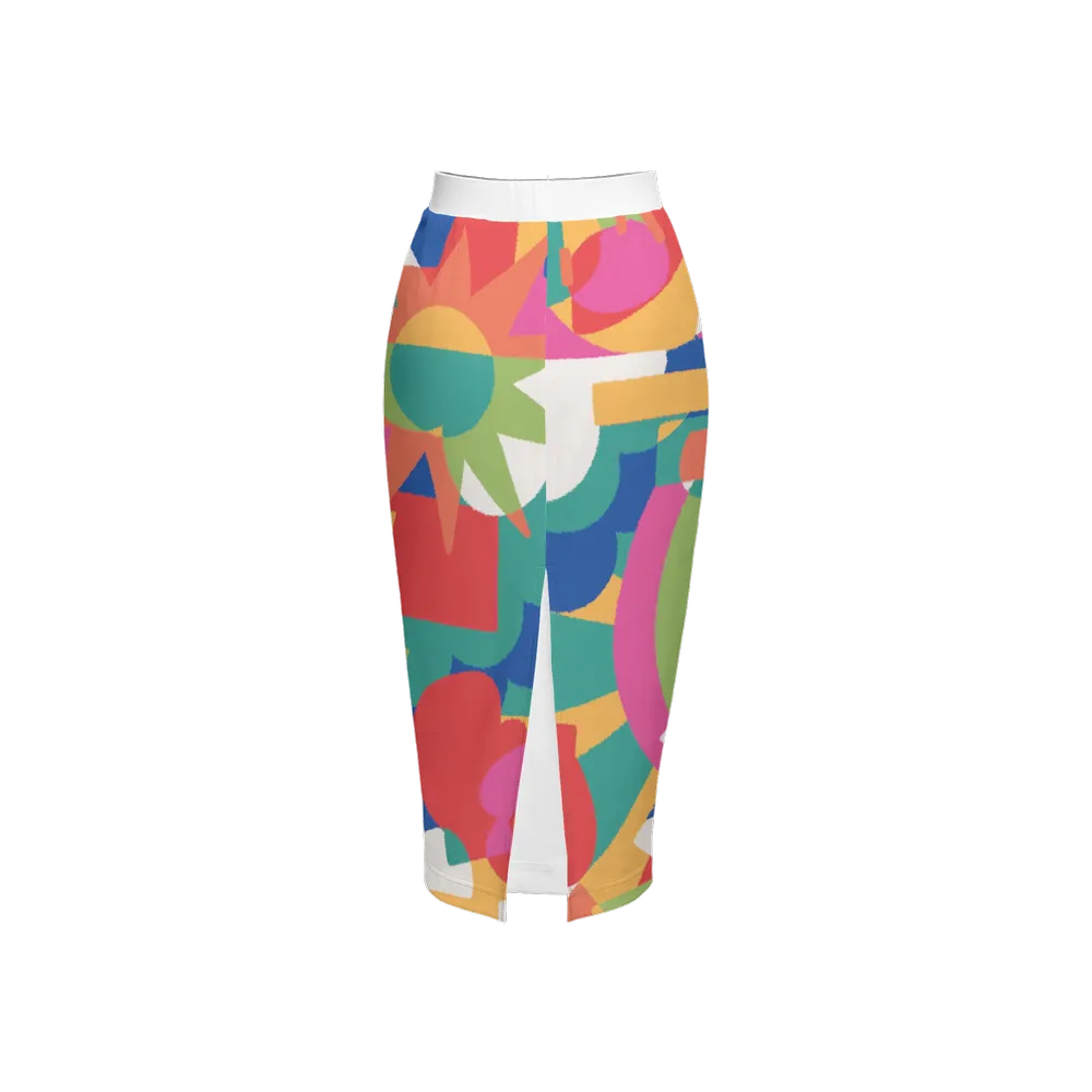 Women’s Back Split Pencil Skirt