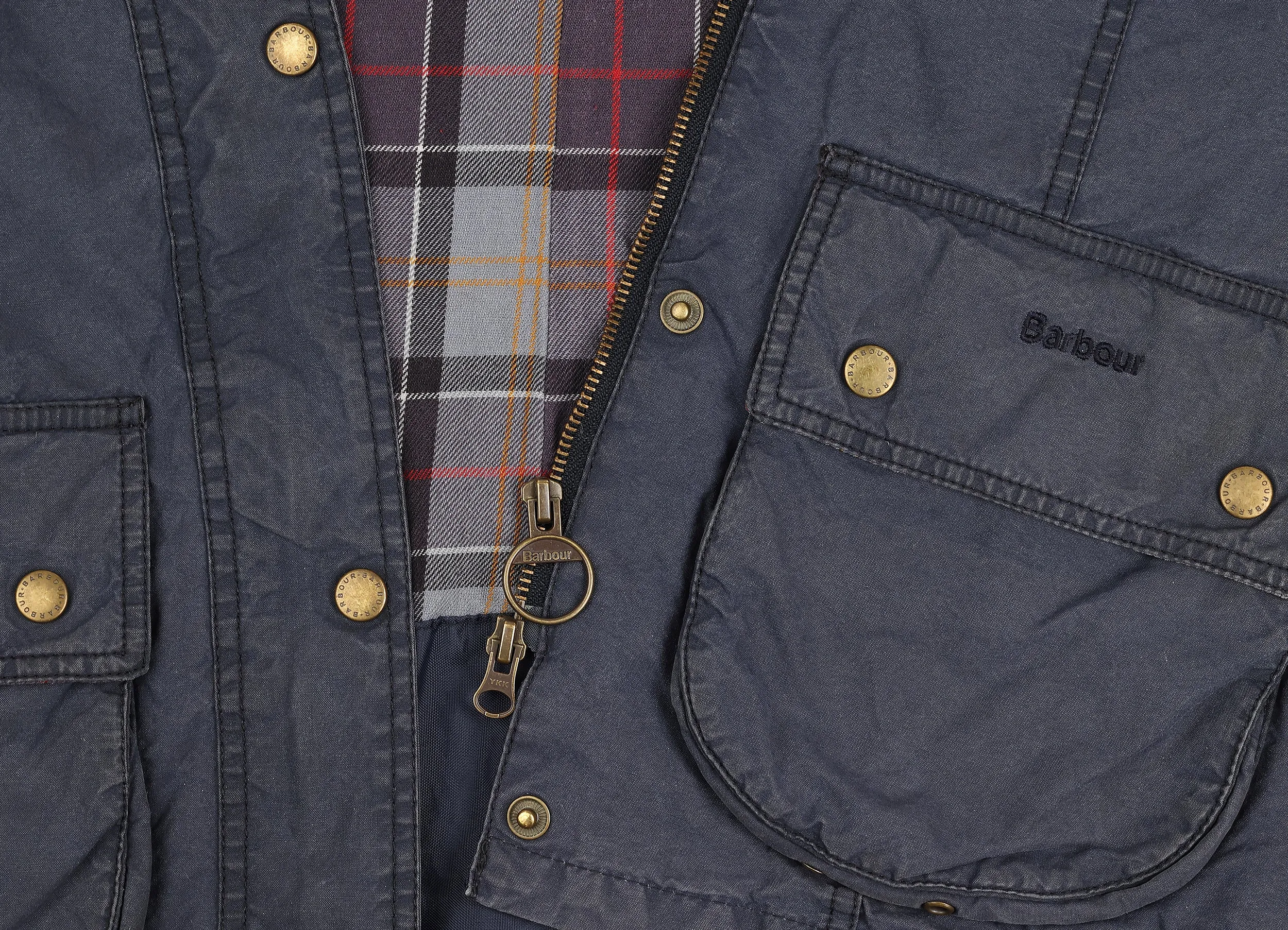 Women's Barbour Beadnell Wax Jacket - Blue - Women's S