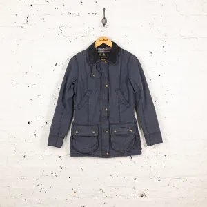 Women's Barbour Beadnell Wax Jacket - Blue - Women's S