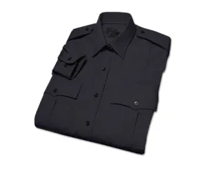 WOMEN'S L/S AMERICAN STYLE MILITARY SHIRT, DARK NAVY