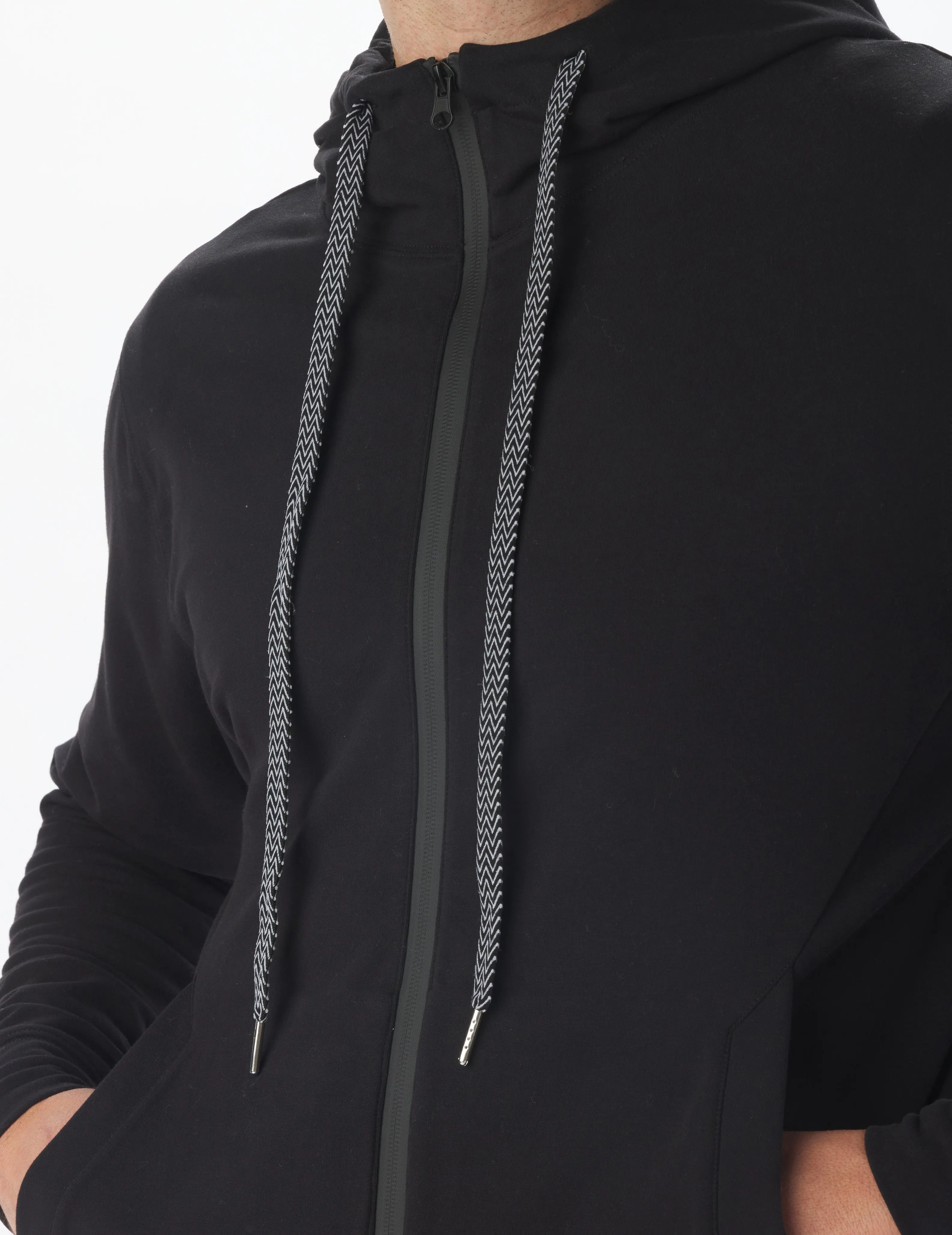 Woodland Scuba Full Zip: Black