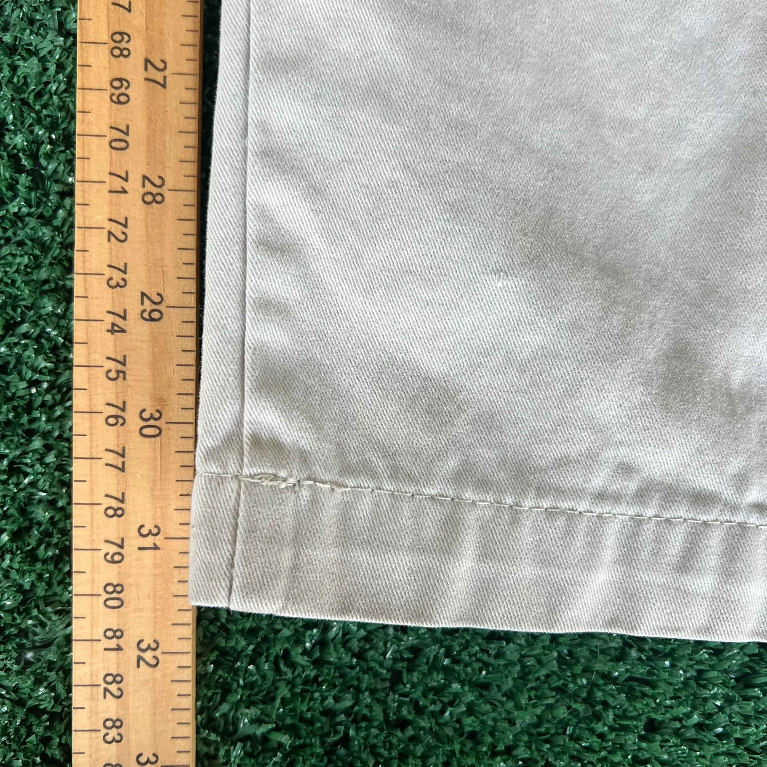 Y2K Old Navy Light Khaki Cargo Wide-Leg Baggy Pants - 39x31.5" 21" Opening