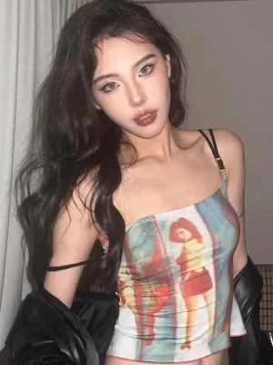 Y2K Pop Art Top