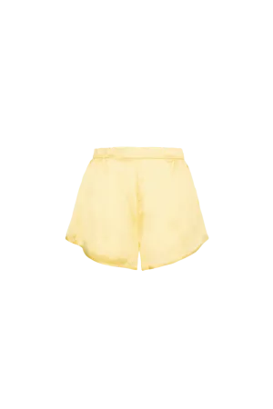 YARI: BUTTER COLOR ORGANIC SILK SHORTS | SAMPLE